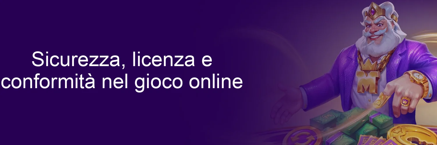 Sicurezza, licenza e conformità nel gioco online